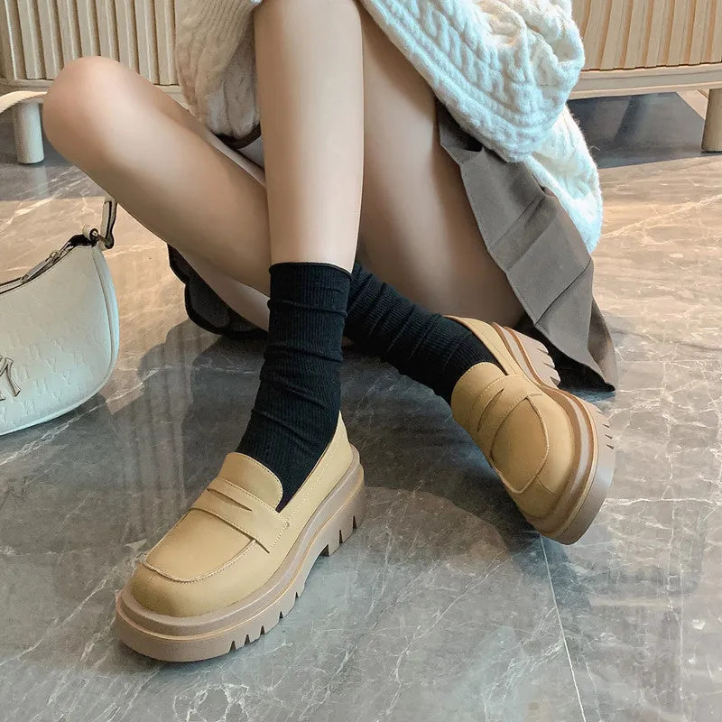 Lug Sole Loafers Womens - Zari