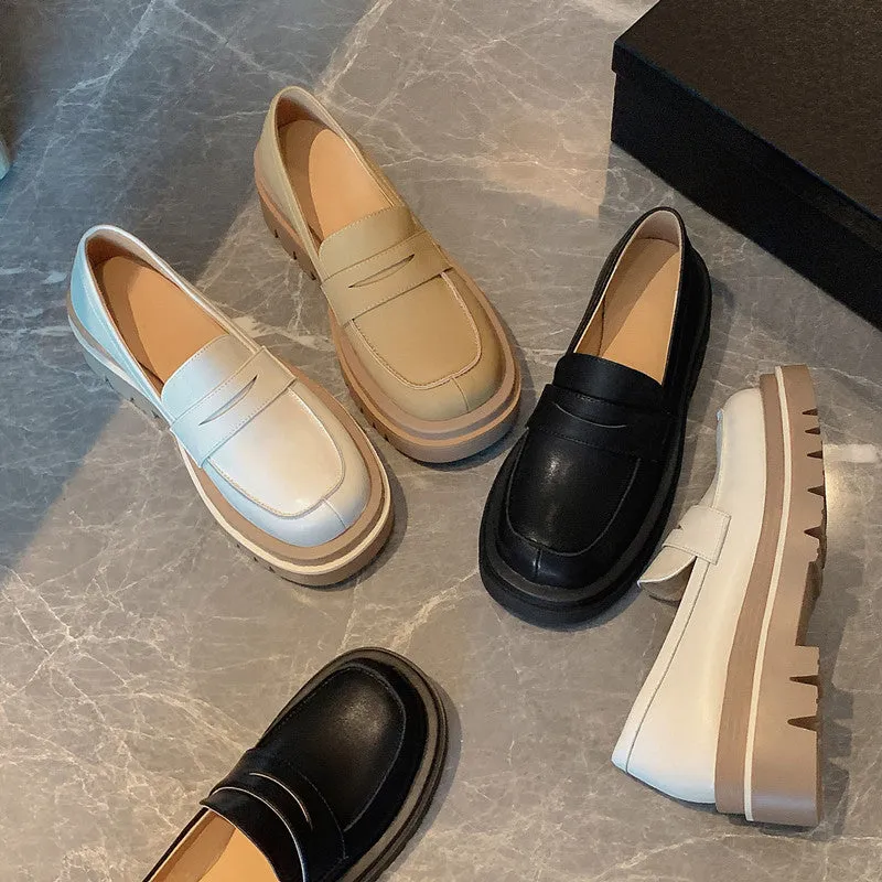 Lug Sole Loafers Womens - Zari