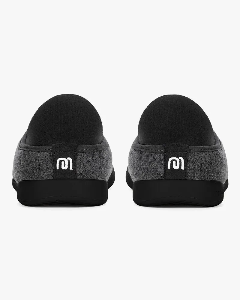 Mahabis Curve Classic Slippers - Dark Grey / Skien Black