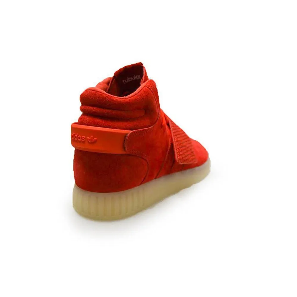 Mens Adidas Tubular Invader Strap - BB5039 - Red Trainers