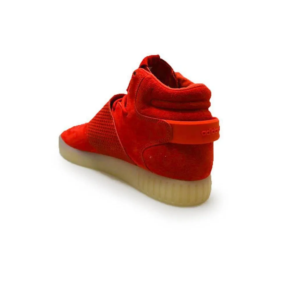 Mens Adidas Tubular Invader Strap - BB5039 - Red Trainers