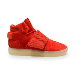 Mens Adidas Tubular Invader Strap - BB5039 - Red Trainers