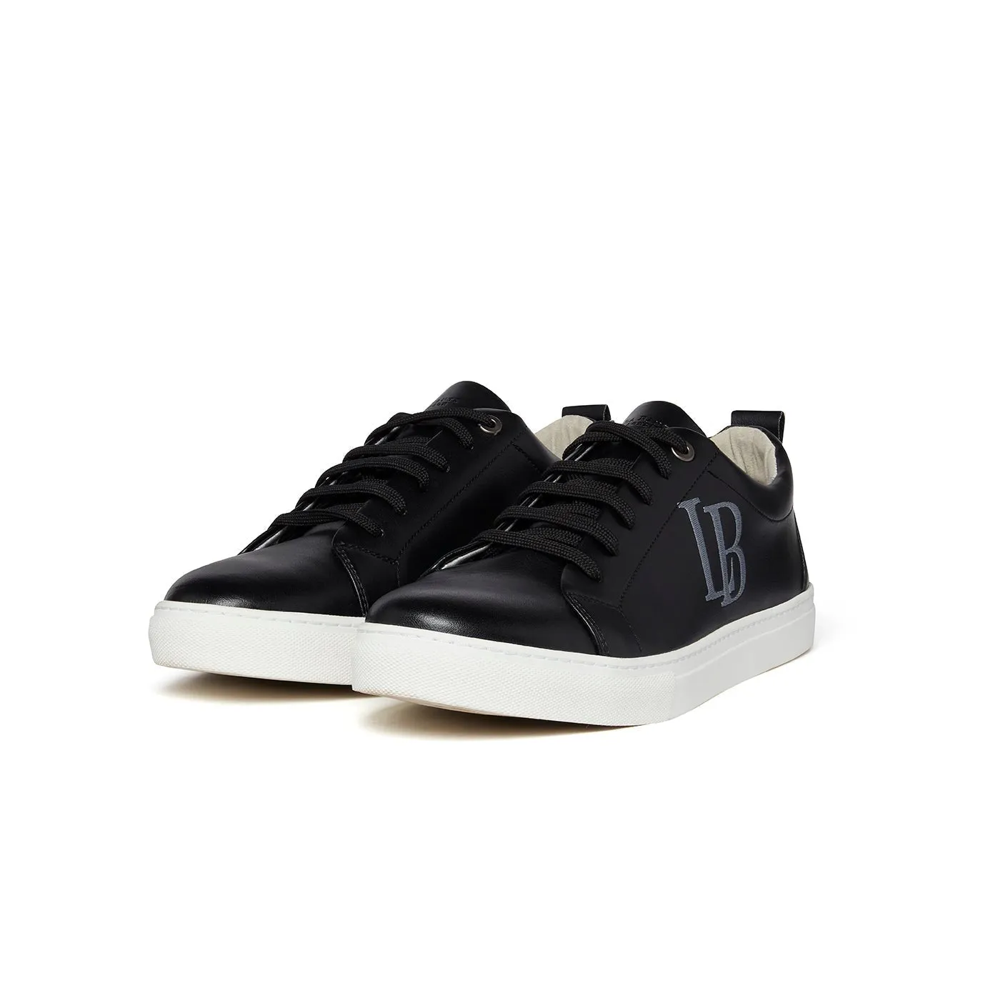 Men's Apple Leather Vegan Sneakers | Black