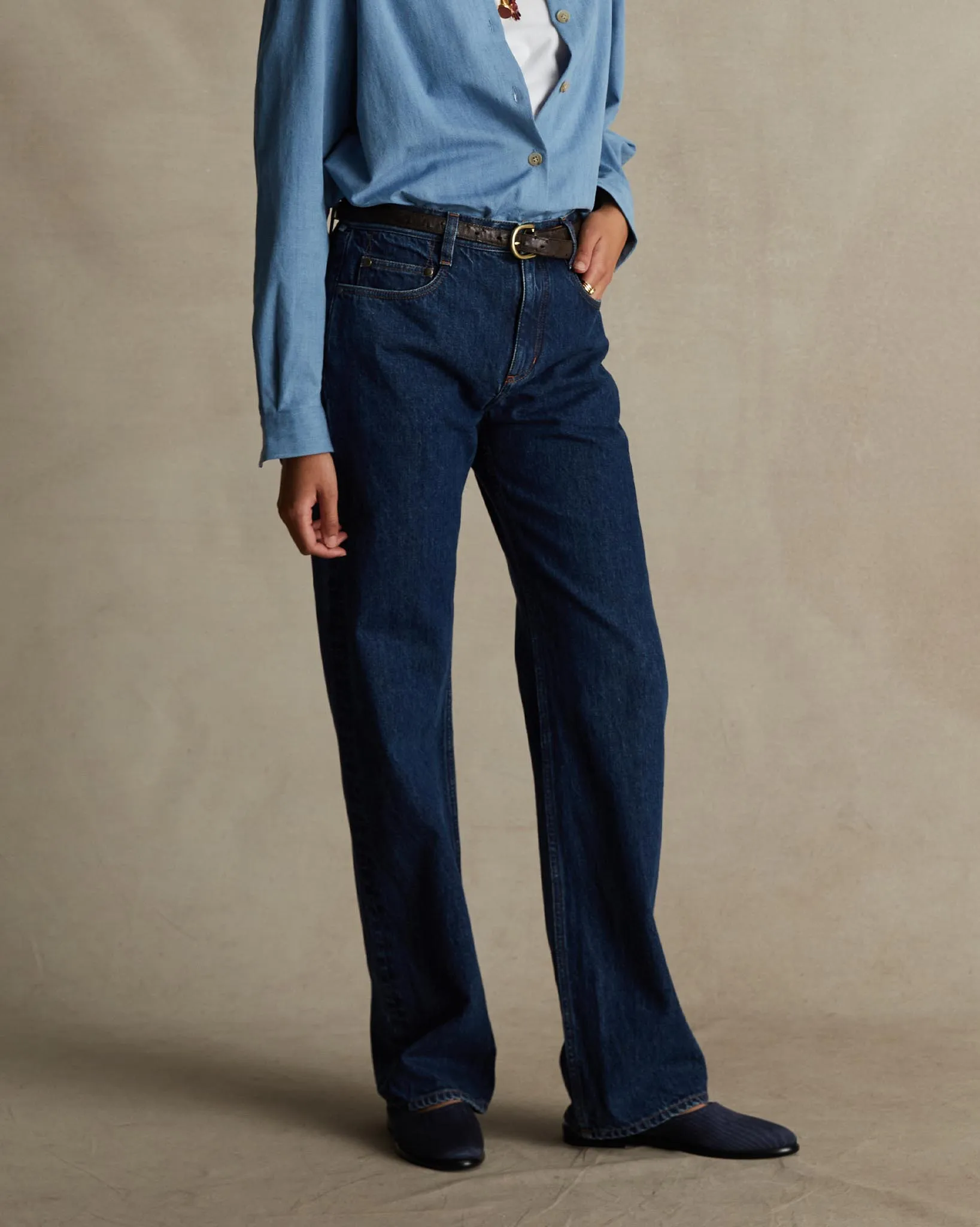 Mid Indigo Peta Jeans