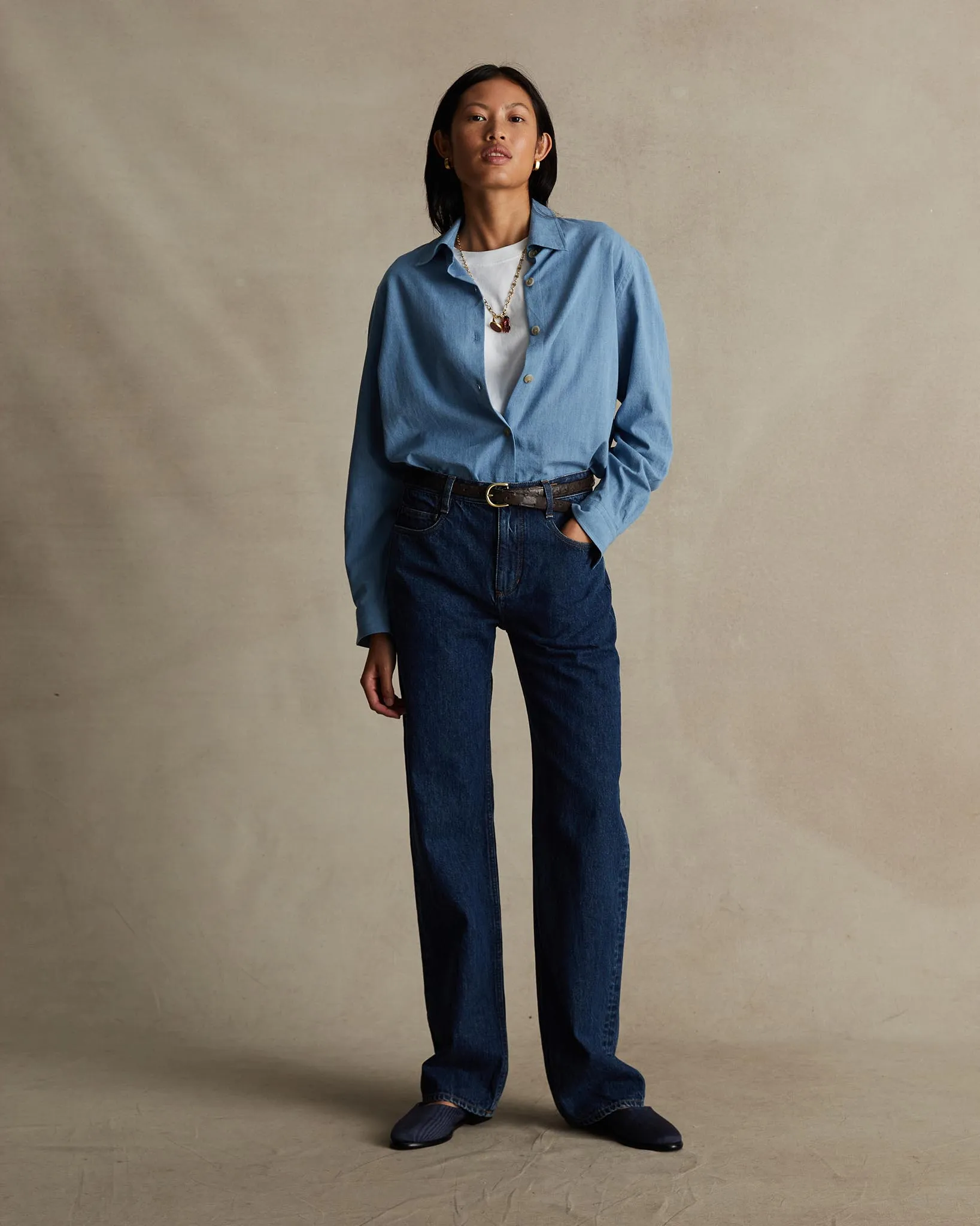Mid Indigo Peta Jeans