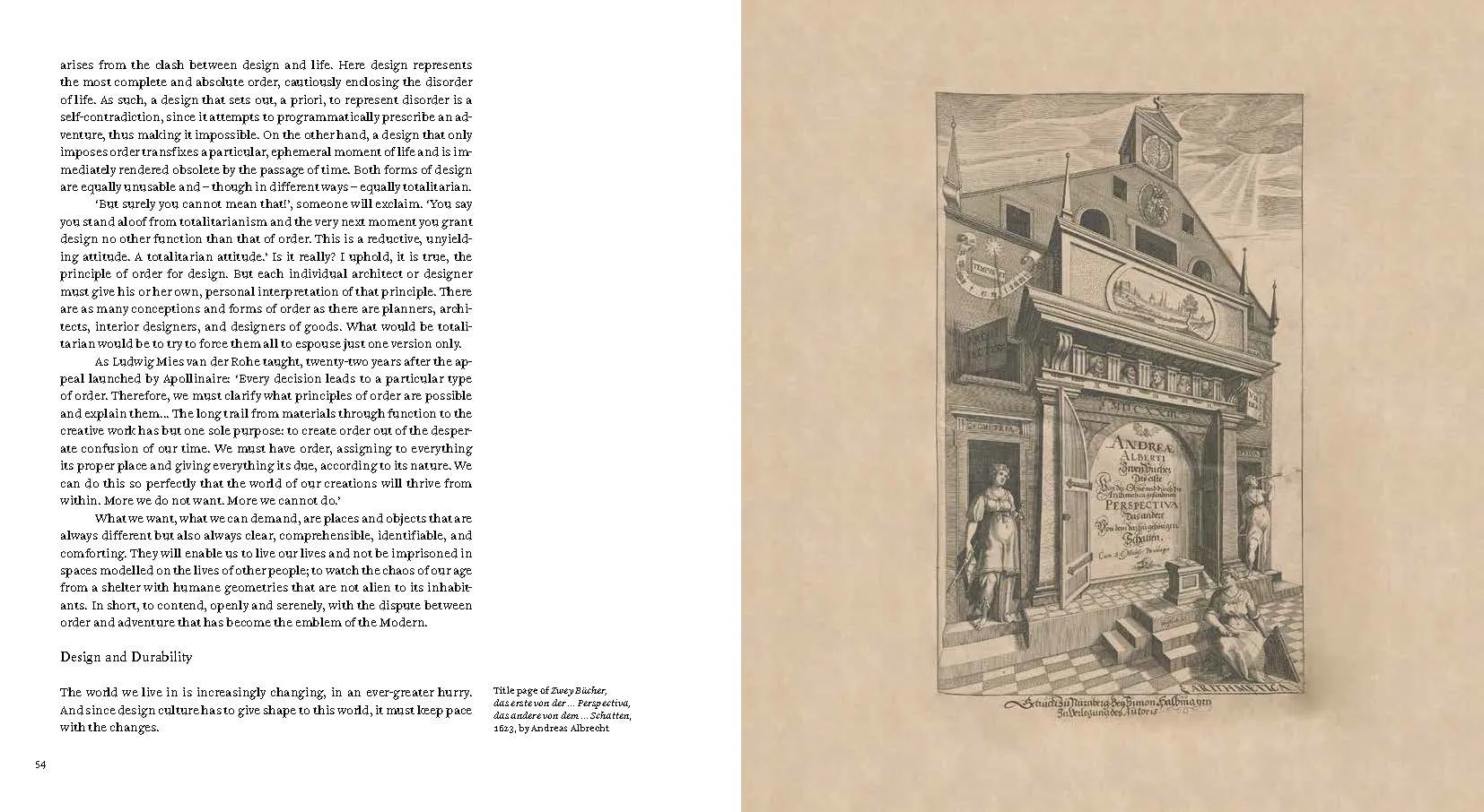 Modernity and Durability