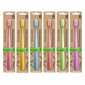 NFco Bio Toothbrush Single - Neon (Assorted)