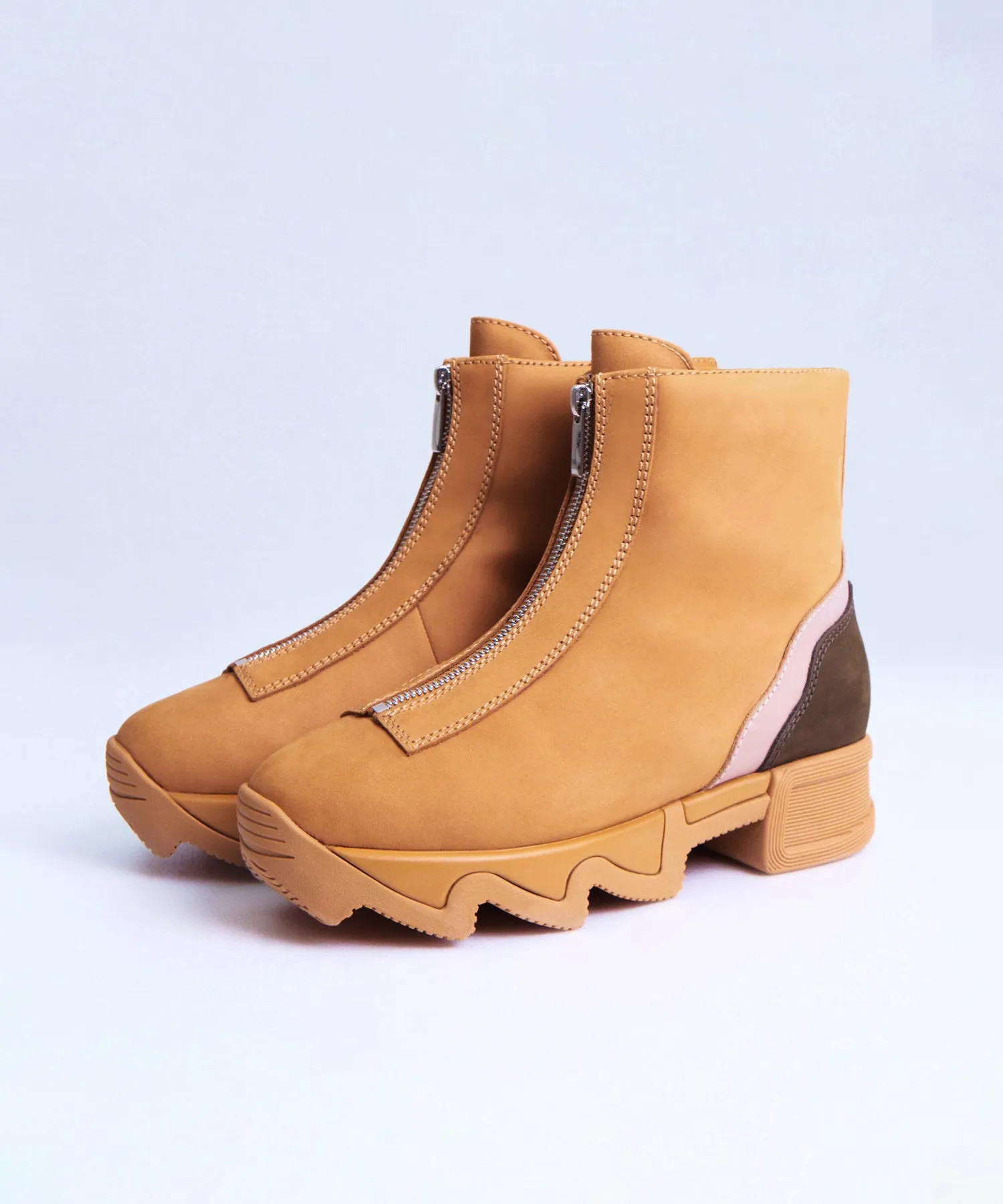 Odele Camel Zip-Up Boot