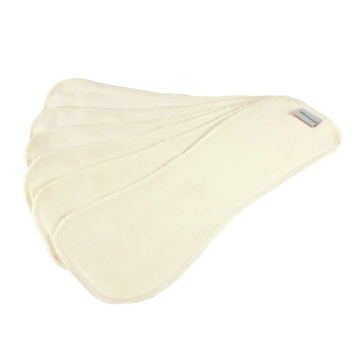 OsoCozy Bamboo Organic Cotton Diaper Doublers - 6 pack