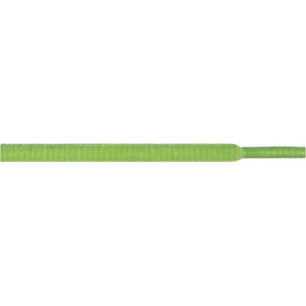 Oval 1/4" - Lime (12 Pair Pack) Shoelaces