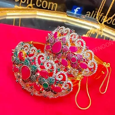 Pearl Stone Kangan Bracelet