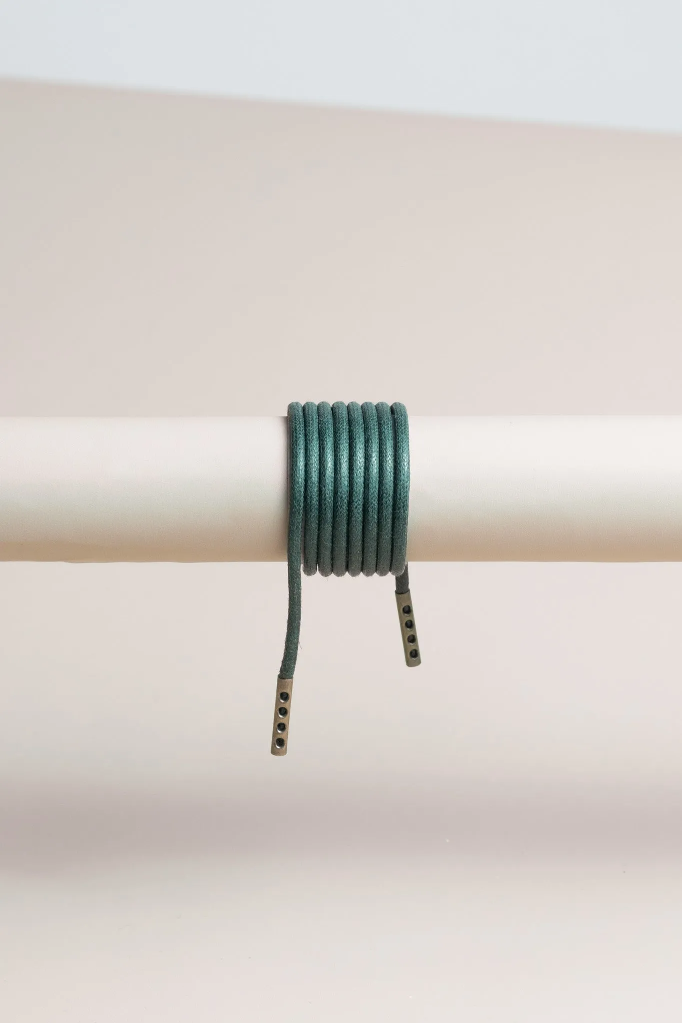 Pine Green | Round Waxed Shoelaces
