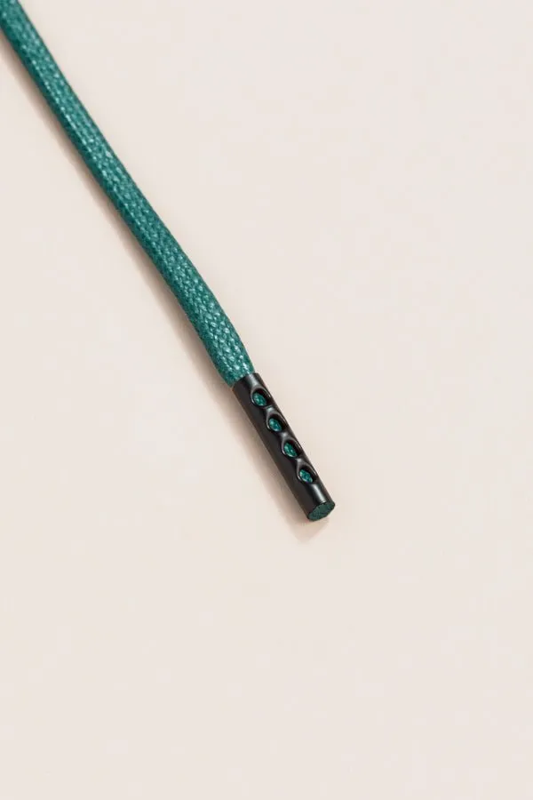 Pine Green | Round Waxed Shoelaces