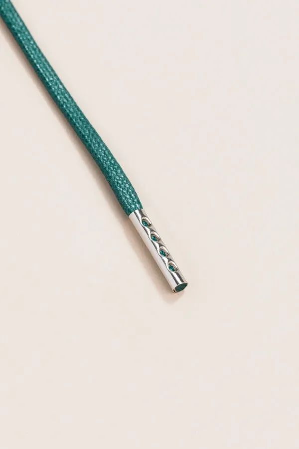 Pine Green | Round Waxed Shoelaces