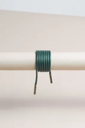 Pine Green | Round Waxed Shoelaces