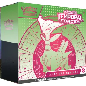 Pokemon TCG Scarlet & Violet 5 Temporal Forces Elite Trainer Box Assorted Styles