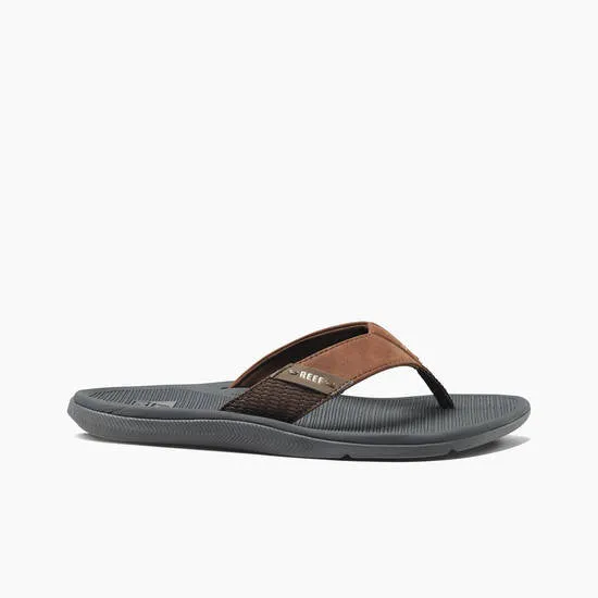 Reef Mens Santa Ana Grey Tan