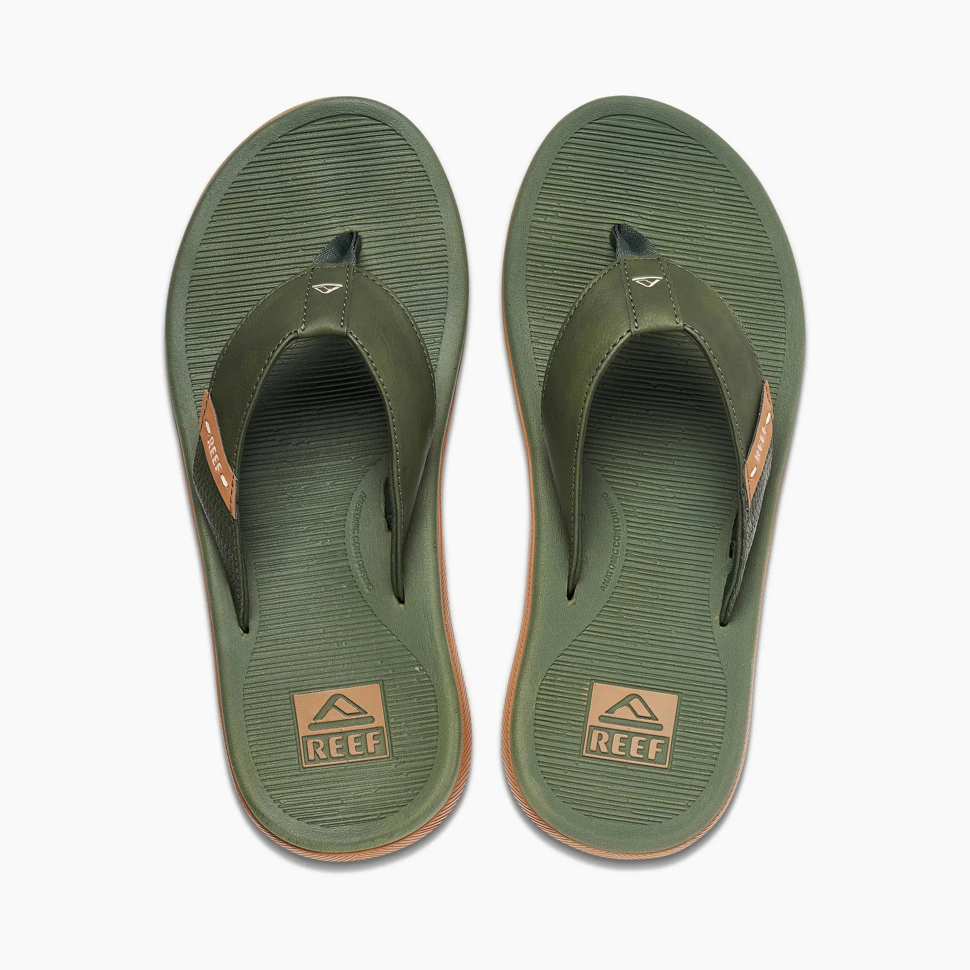 Reef Mens Santa Ana Olive Gum