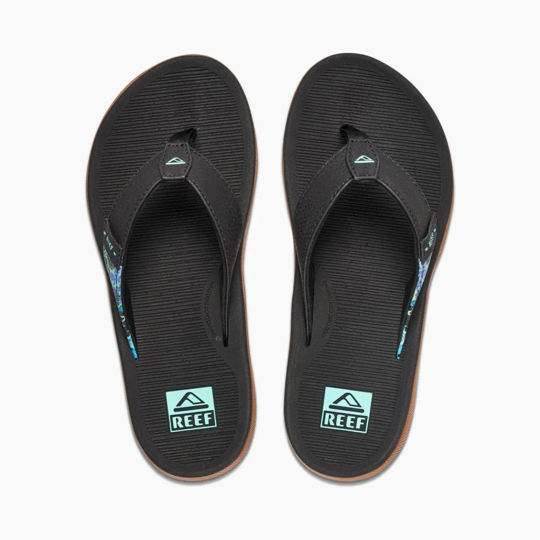 Reef Santa Ana Sandal-Black Multi