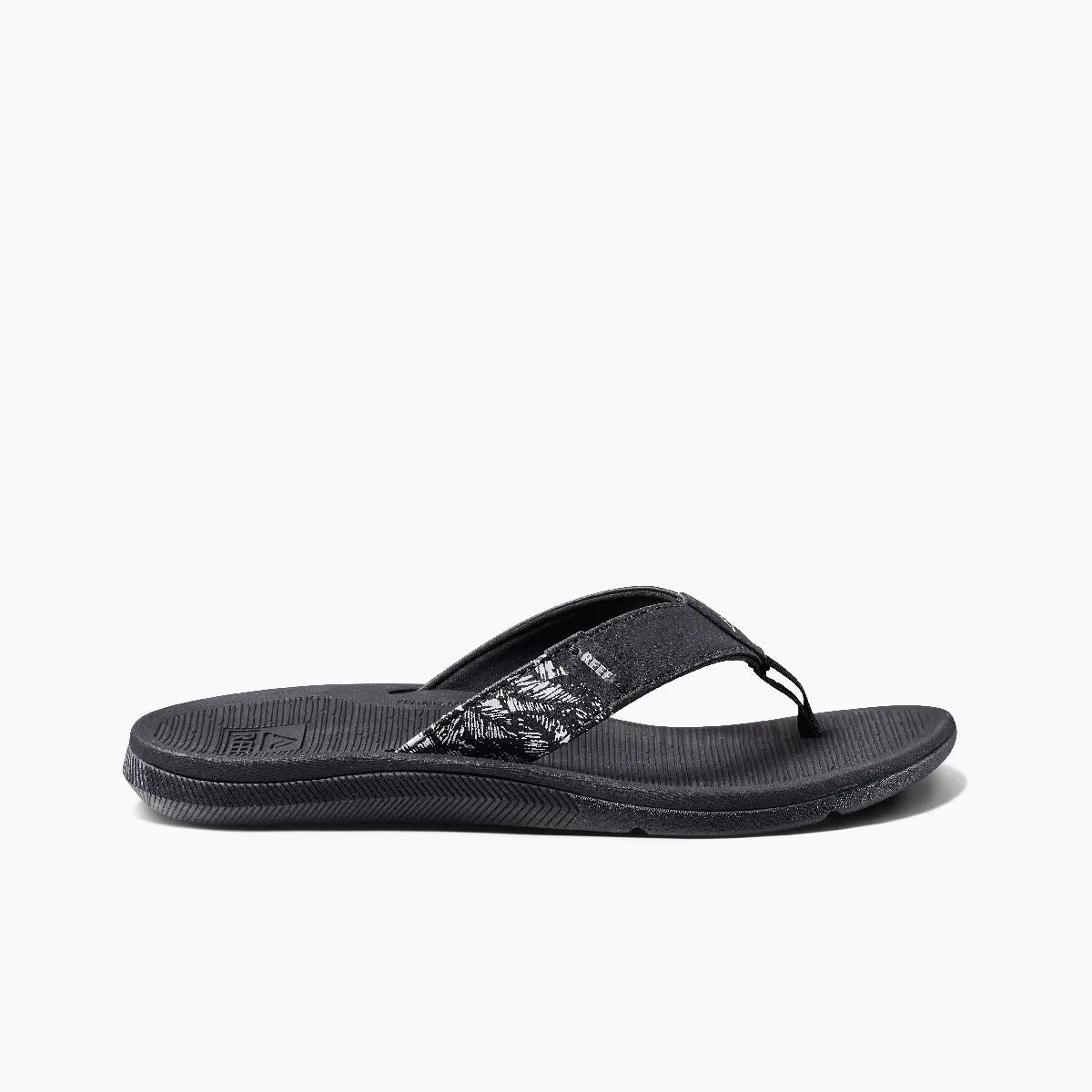 Reef Womens Santa Ana Black White
