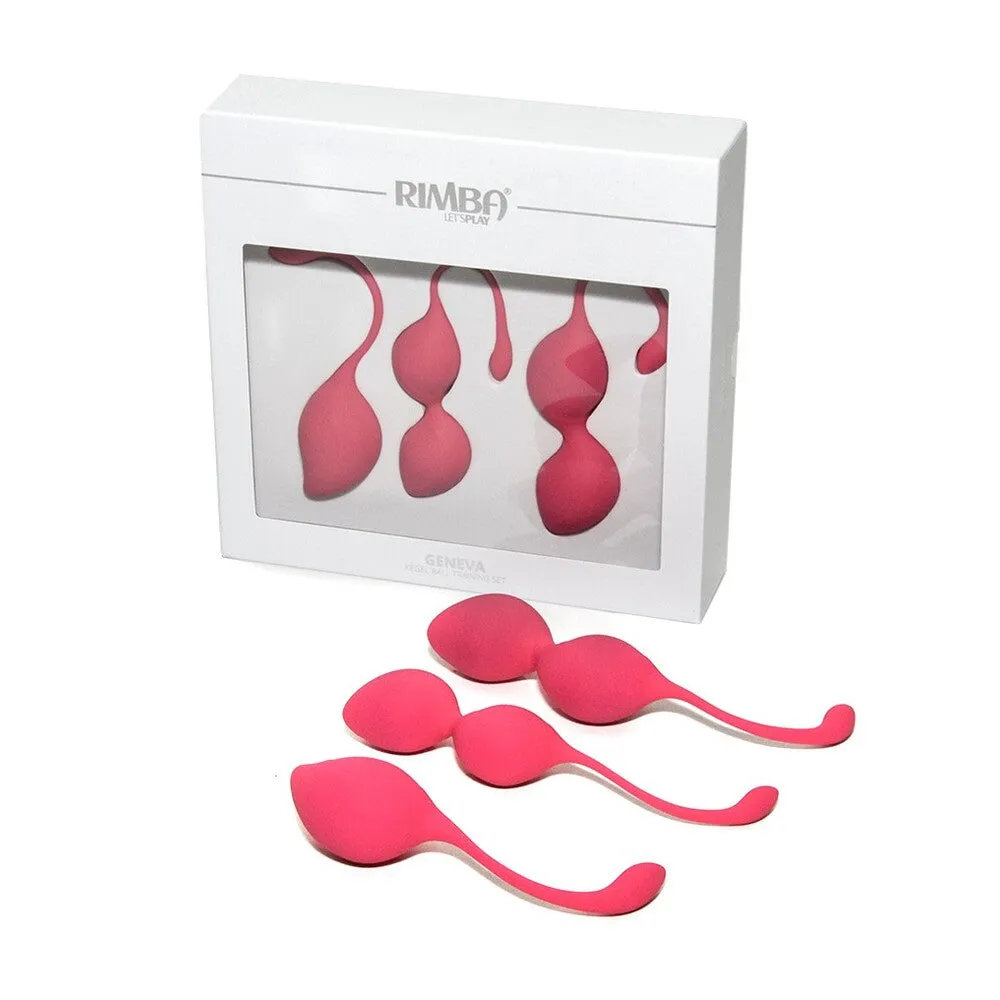 Rimba Geneva Kegel Ball Training Set Pink