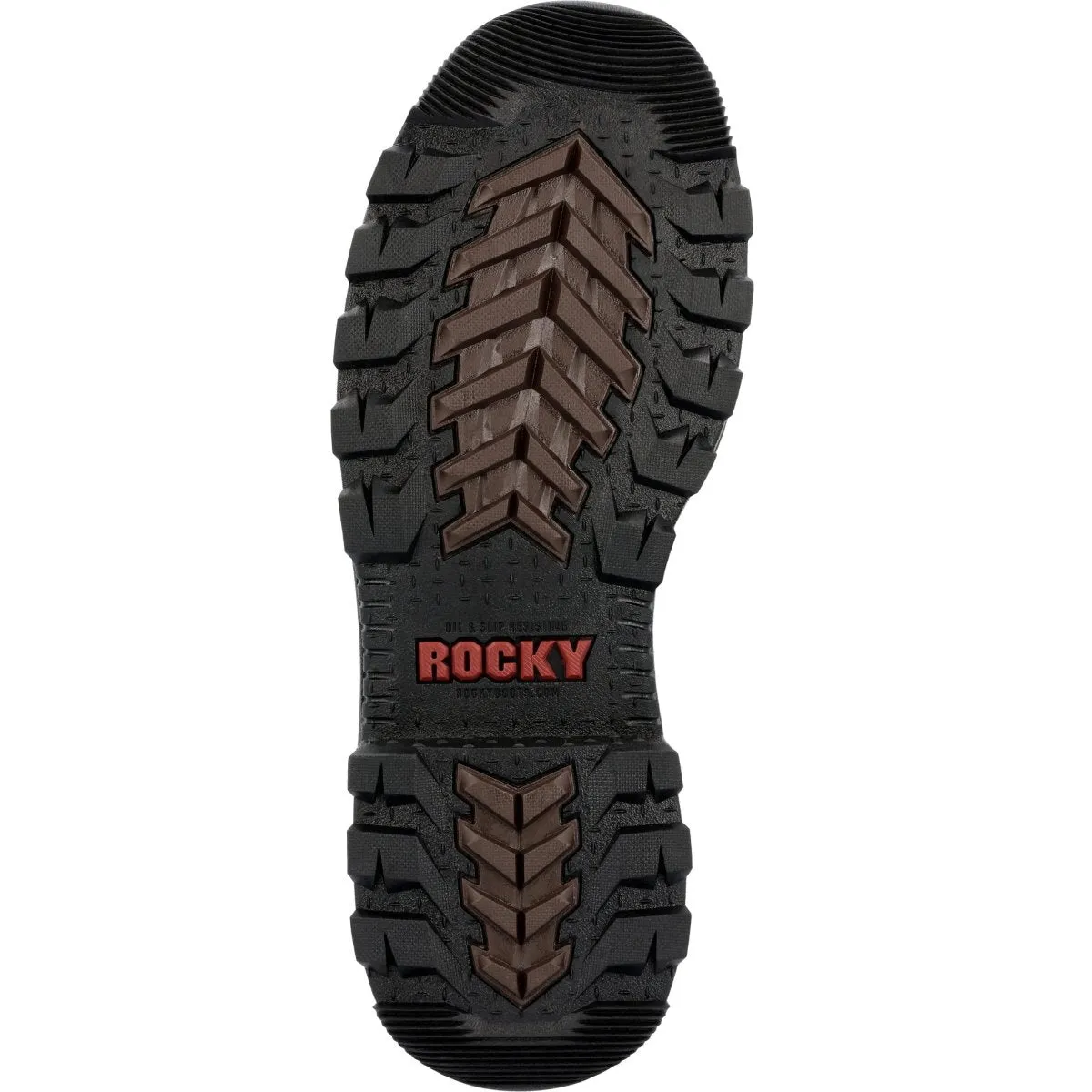 Rocky Rams Horn Men's Composite Toe Internal Met Guard Work Boots Rkk0393 In Black