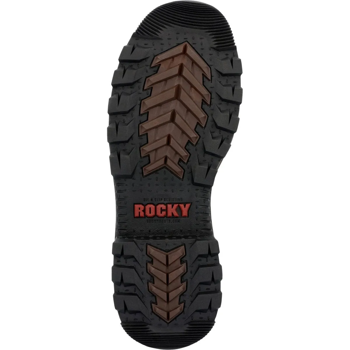 Rocky Rams Horn Men's Waterproof Composite Toe Work Boots Rkk0394 In Brown