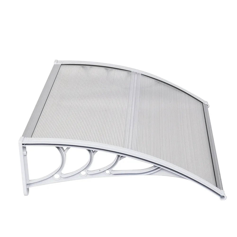RONSHIN 100x80 Household Door Window Rain Cover Eaves Canopy Mini Shelter