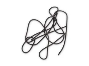 Round Waxed Cotton Laces 72cm Dark Brown
