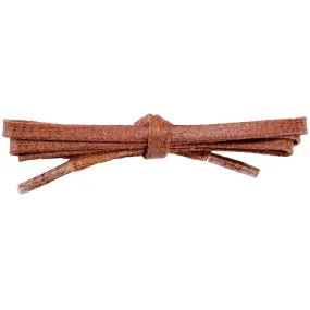 Spool - Waxed Cotton 1/4" Flat Dress - Cognac (100 yards) Shoelaces