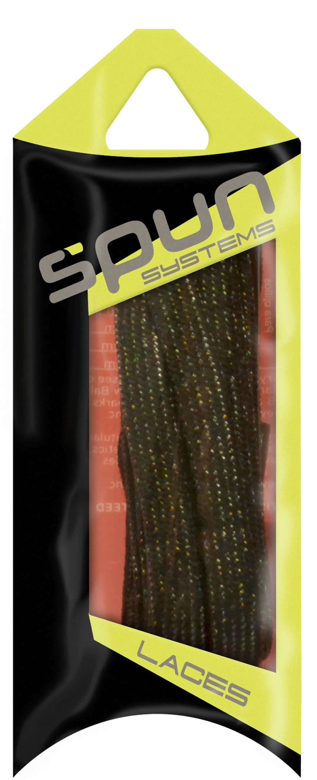 Spun™ Sparkle ShoeLaces - Black