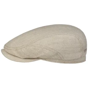 Sustainable Heavy Twill Flat Cap by Stetson
