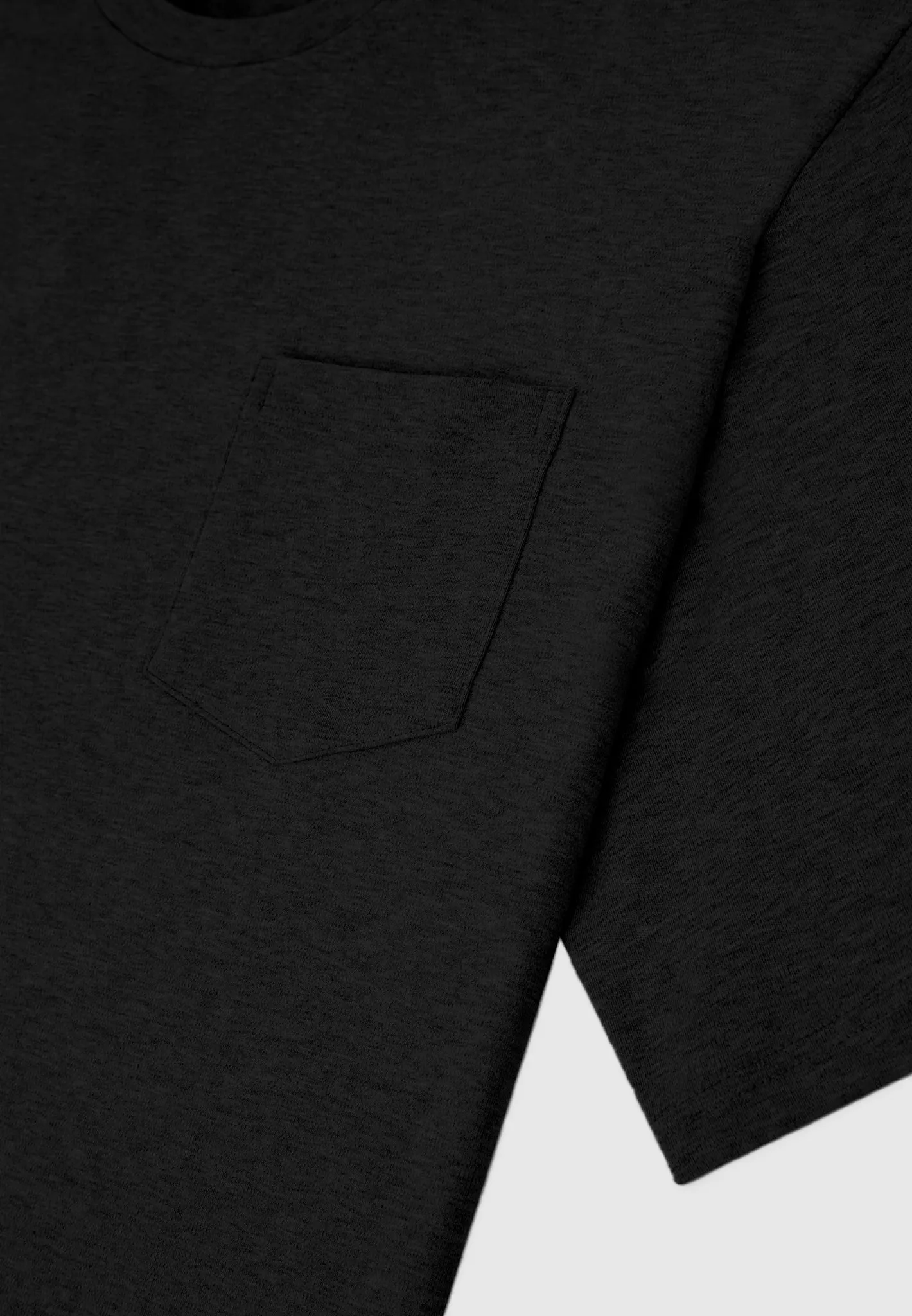 Éternel Oversized Fit Cotton T-Shirt - Black