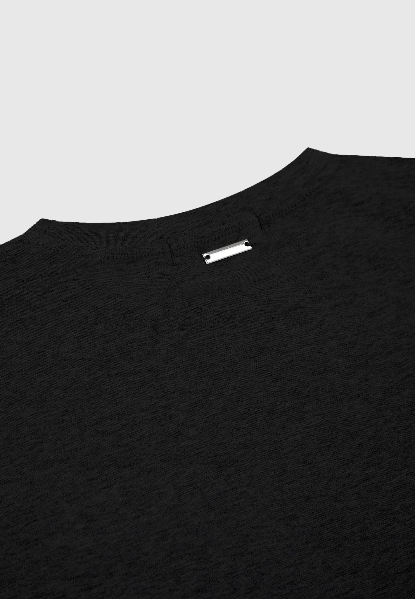 Éternel Oversized Fit Cotton T-Shirt - Black