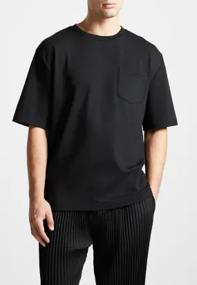 Éternel Oversized Fit Cotton T-Shirt - Black