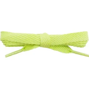 Wholesale Cotton Flat 3/8" - Spring Green (12 Pair Pack) Shoelaces