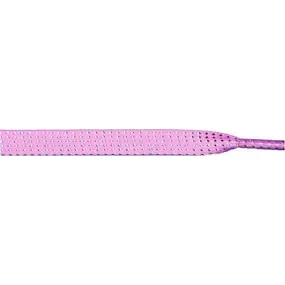 Wholesale Glitter Flat 3/8" - Light Pink (12 Pair Pack) Shoelaces