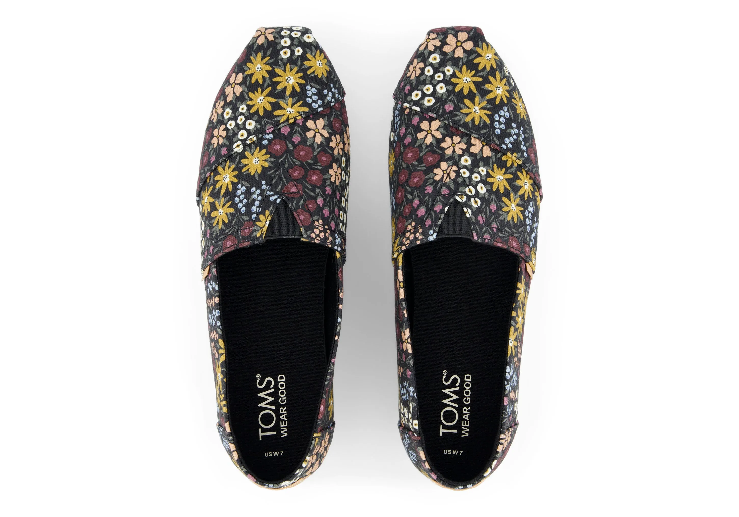 Women's Alpargata Classic - Black Wildflowers
